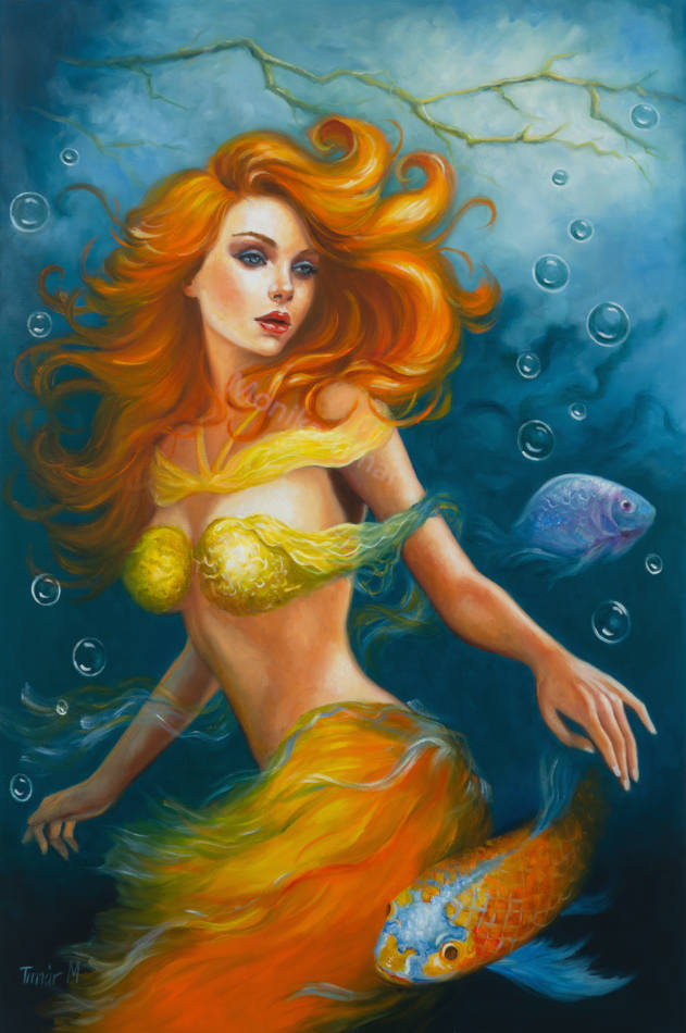 Deep Sea Tales Oil Painting 2